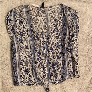 H&M button down blouse